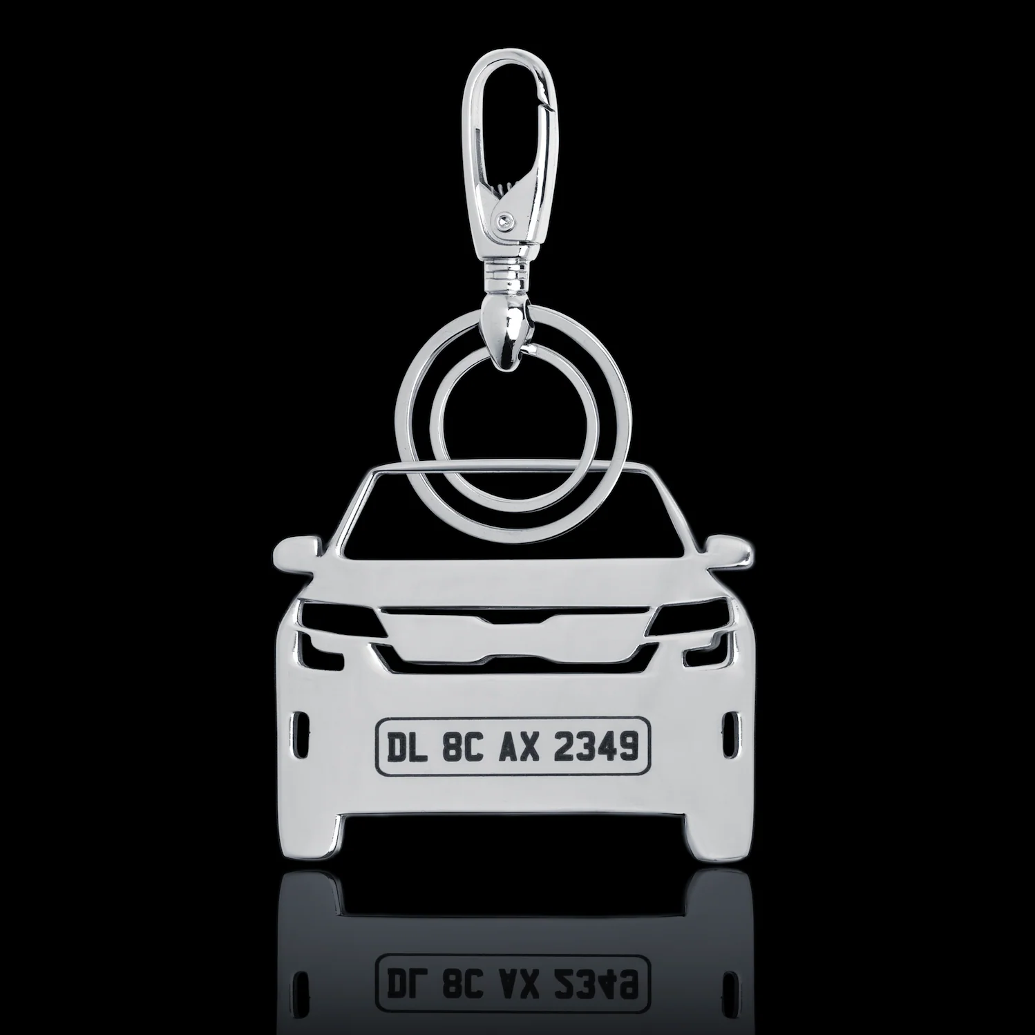 Personalised Number Plate Car Keychain - Image 52