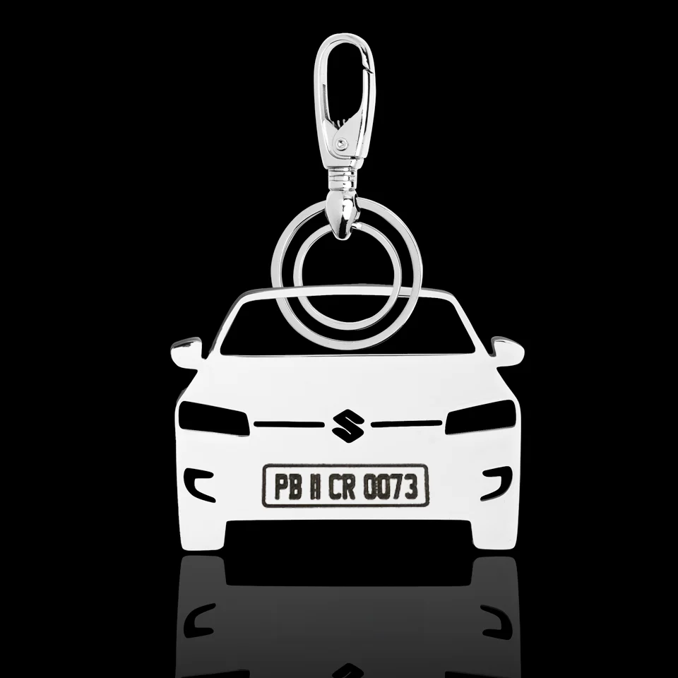 Personalised Number Plate Car Keychain - Image 61