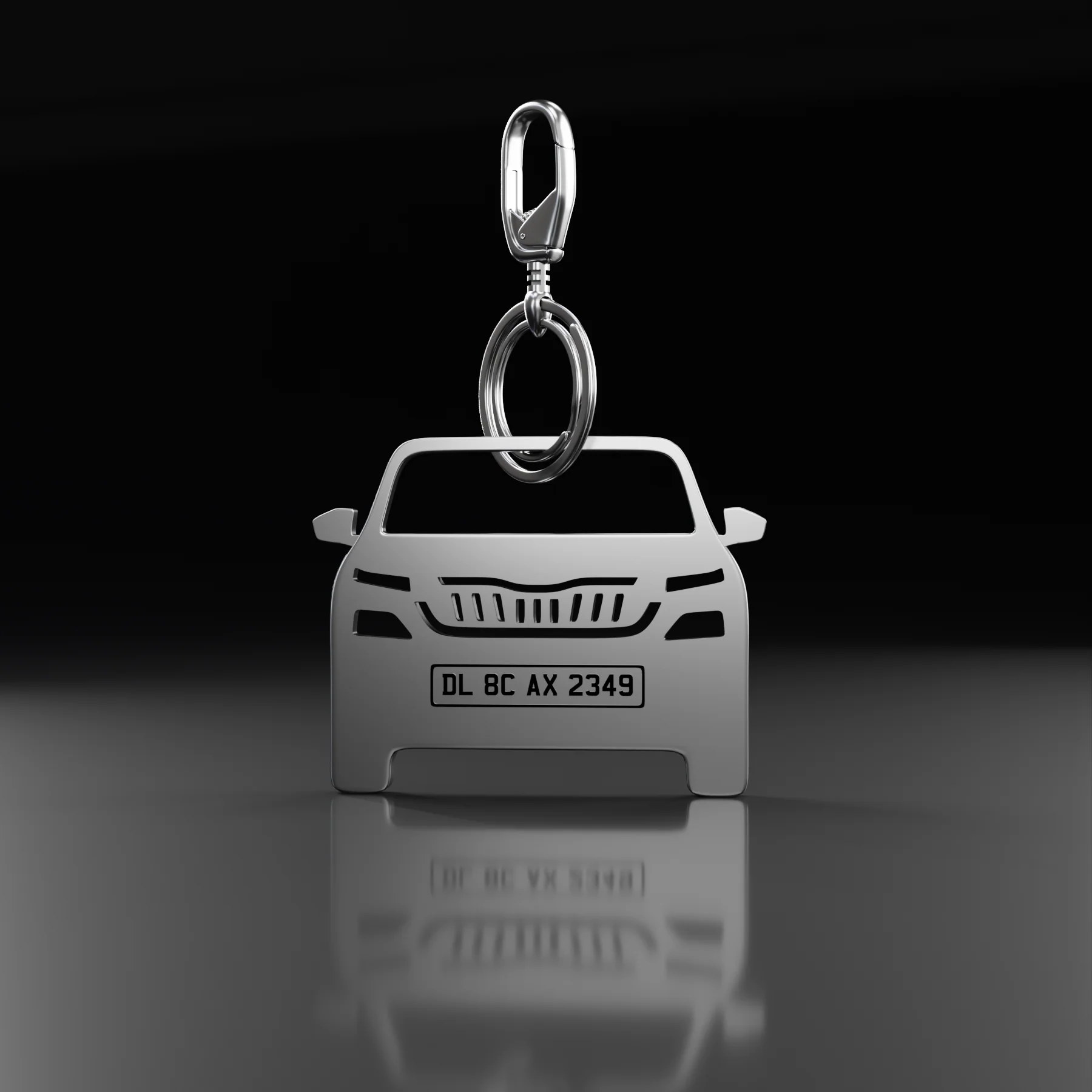 Personalised Number Plate Car Keychain - Image 64