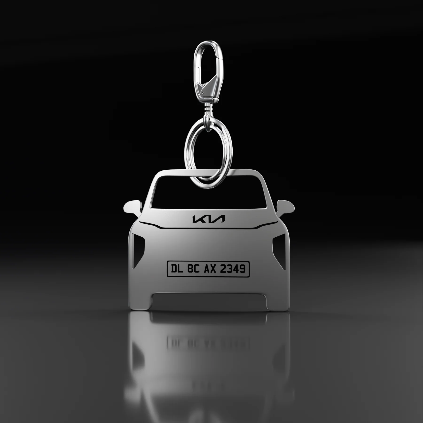 Personalised Number Plate Car Keychain - Image 66