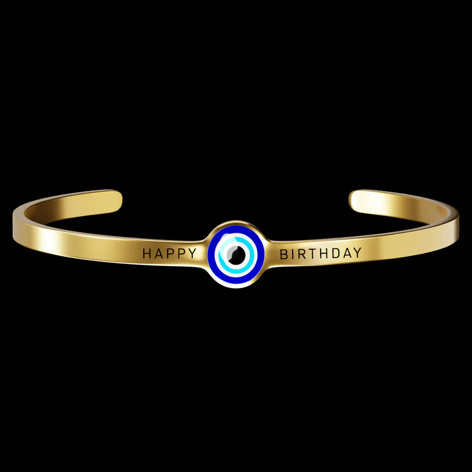 Personalised Evil Eye Bracelet - Pre Engraved - Image 5
