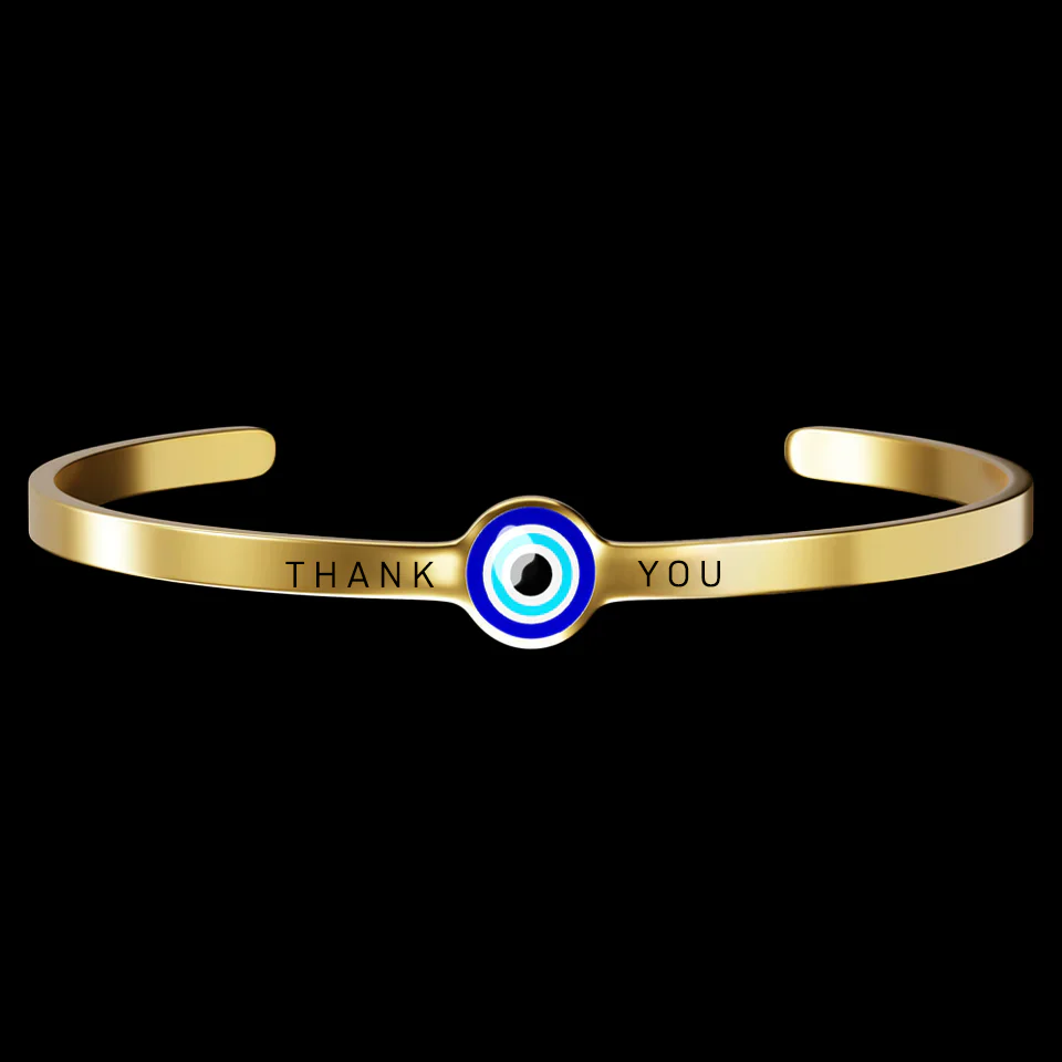 Personalised Evil Eye Bracelet - Pre Engraved - Image 9