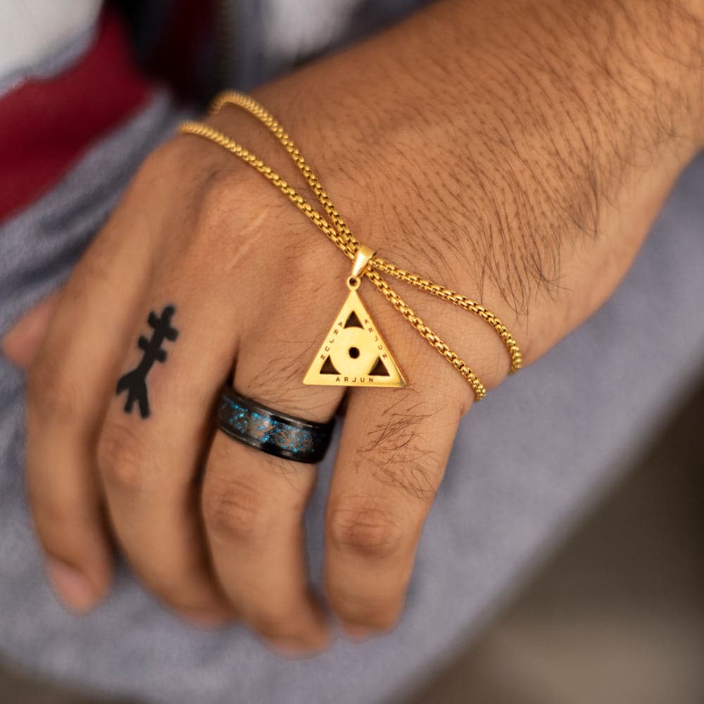 Personalised Evil Eye Locket for Men - Image 5