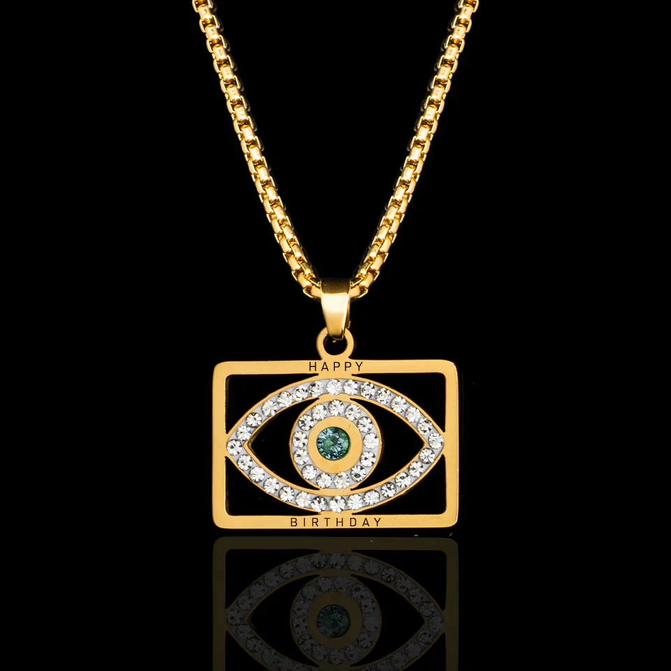 Personalised Nazar Locket - Pre Engraved - Image 13