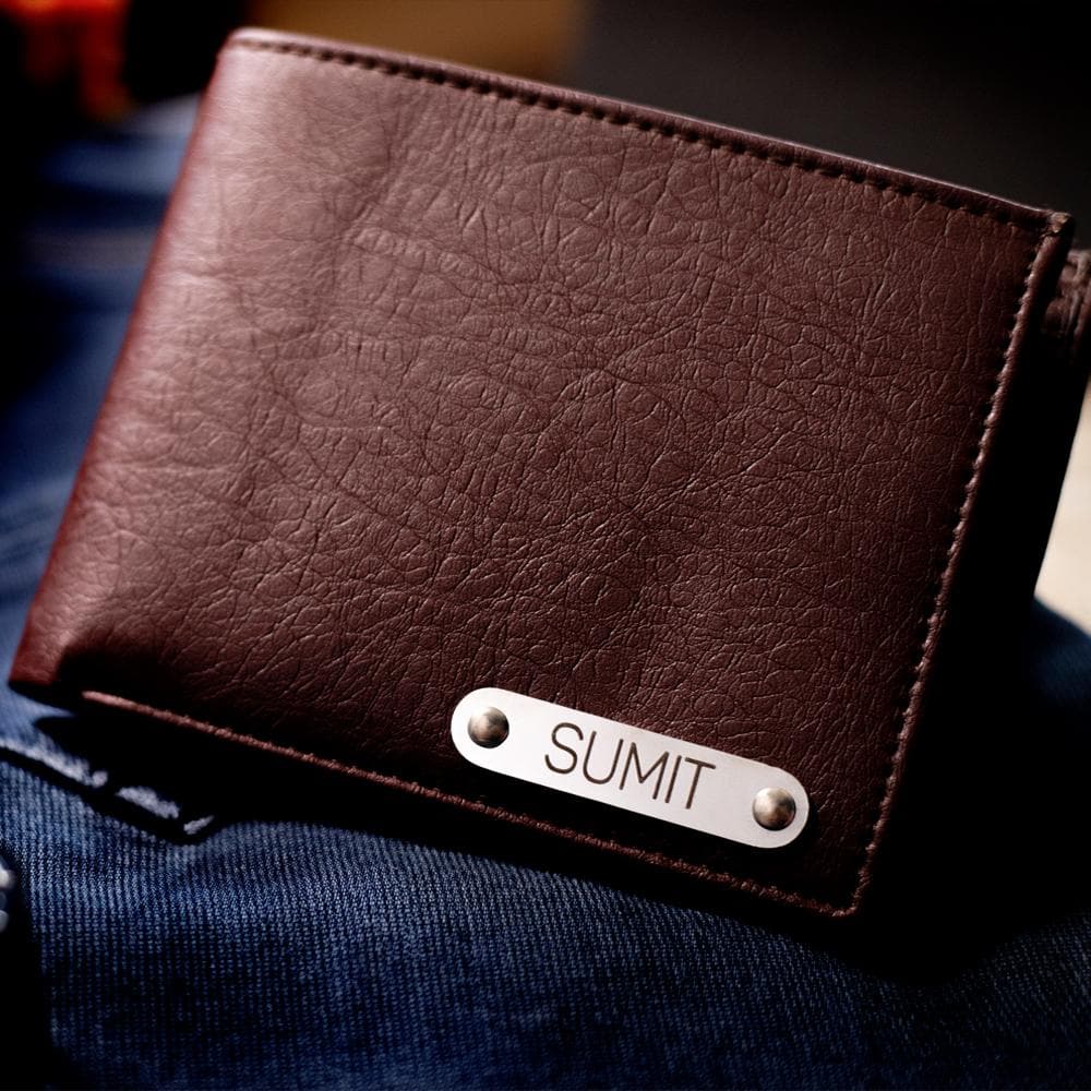 Personalised Faux Leather Wallet - Image 3
