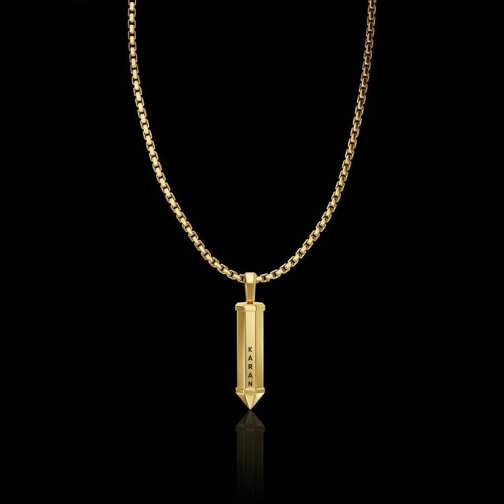 Personalised Hex Locket for Men - Image 2
