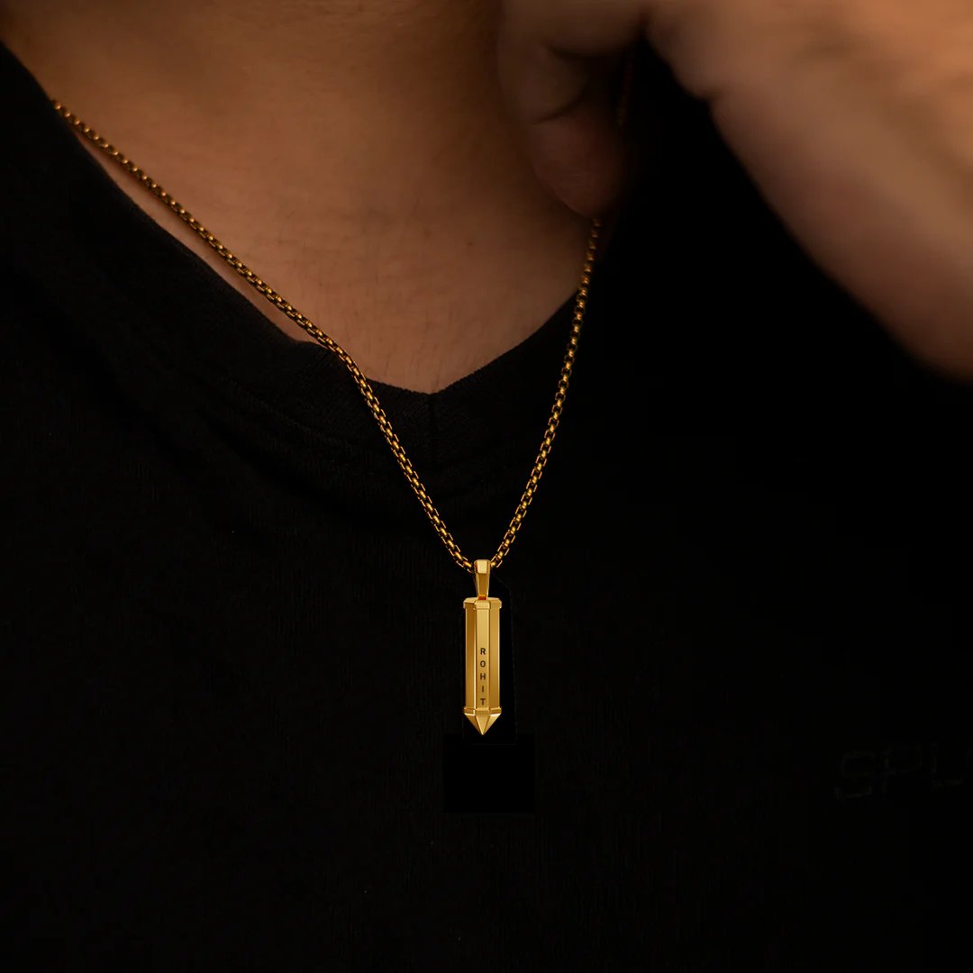 Personalised Hex Locket for Men - Image 3