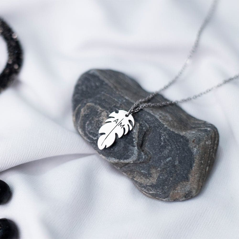 Personalised Leaf Pendant - Image 2