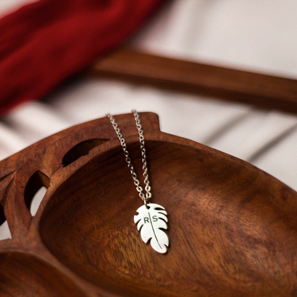 Personalised Leaf Pendant - Image 5