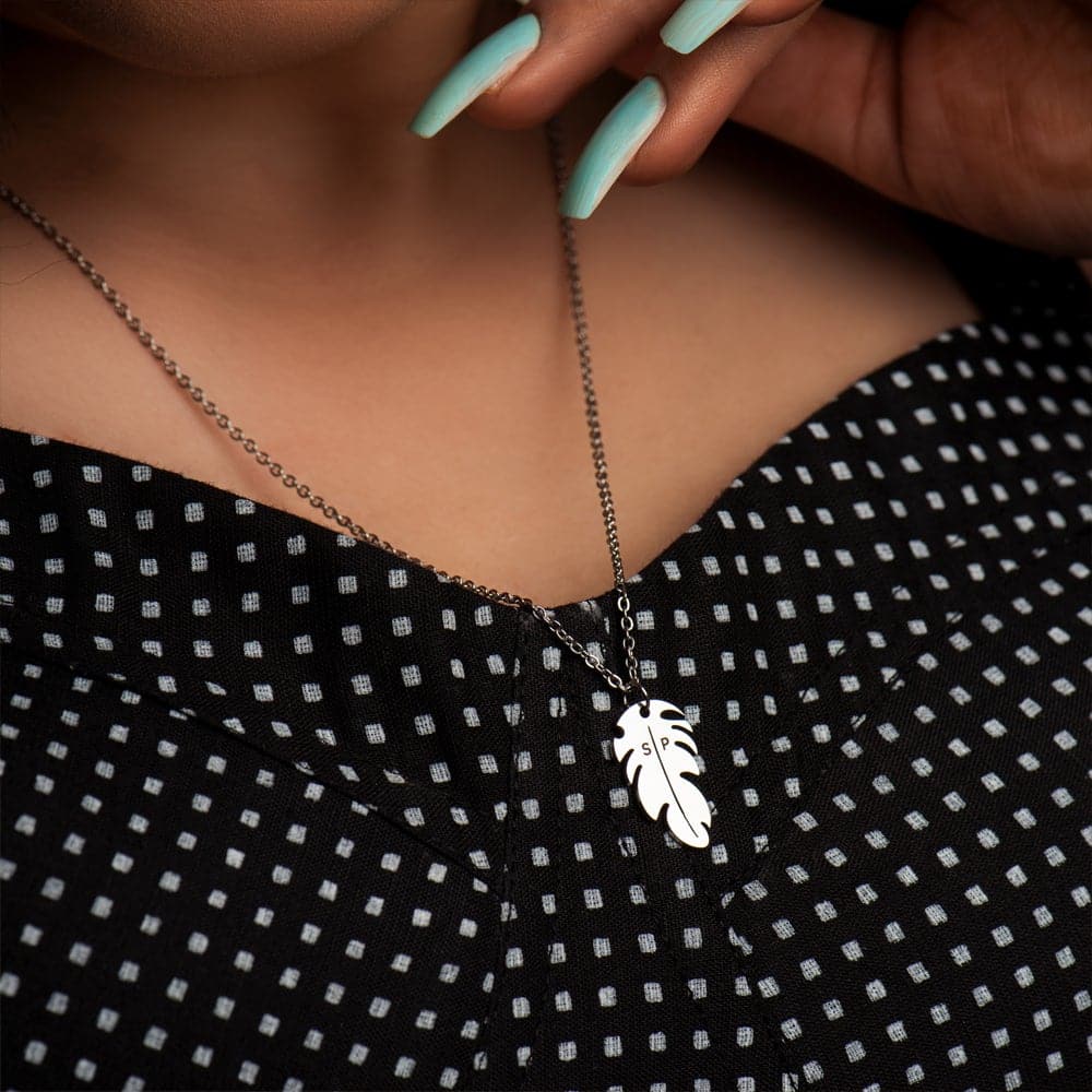 Personalised Leaf Pendant - Image 6