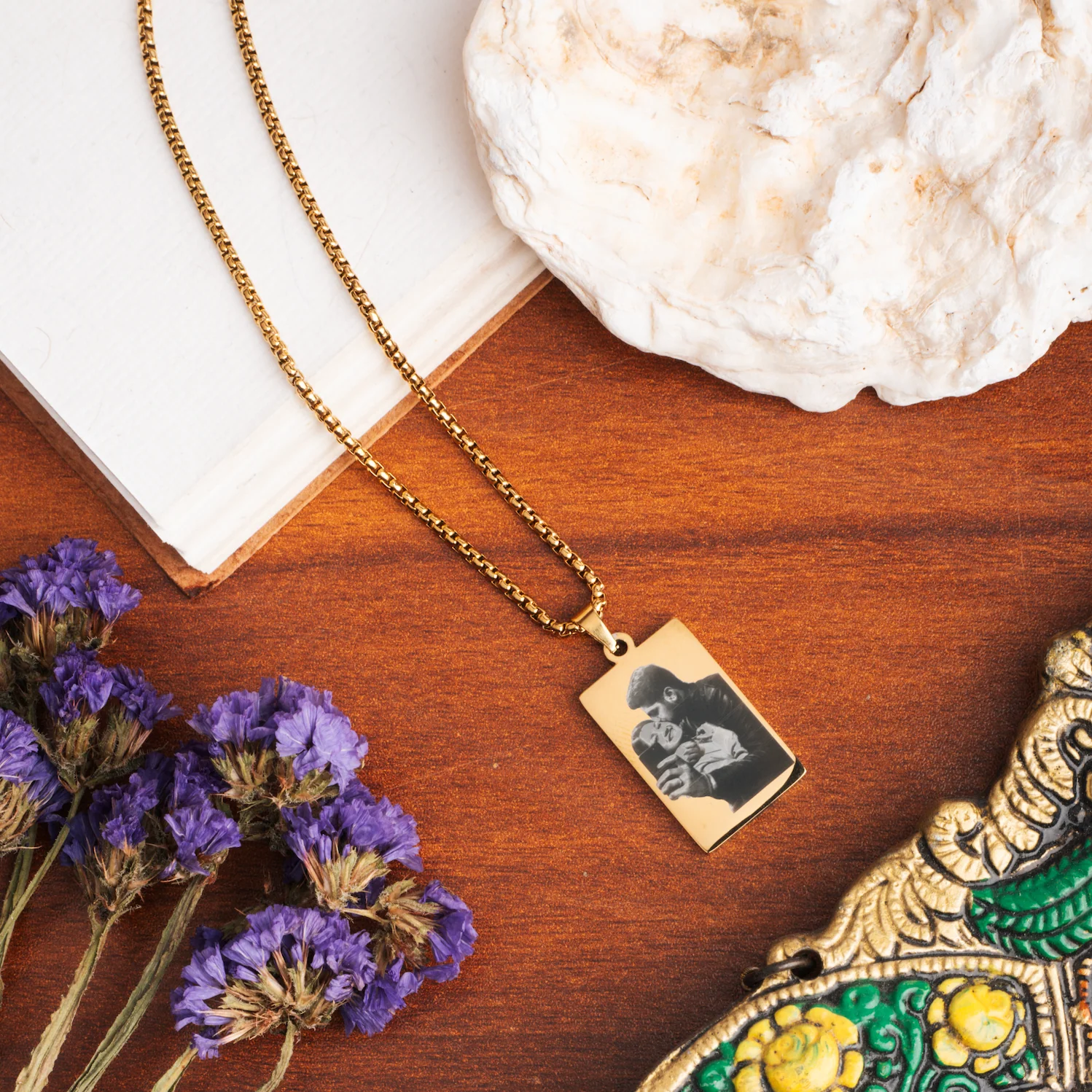 Personalised Photo Locket for Men - Image 3