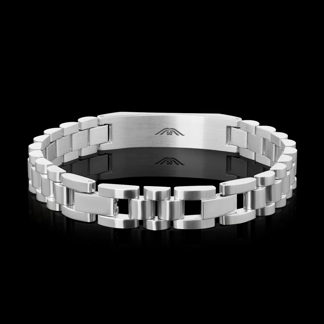 Personalised Stark Silver Bracelet - Image 5