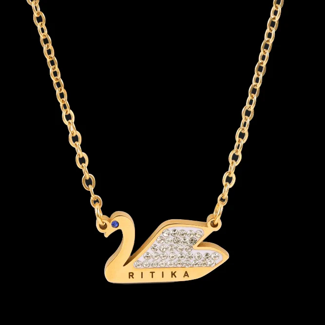 Personalised Swan Pendant - Image 10