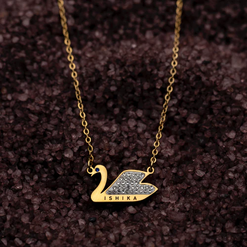 Personalised Swan Pendant - Image 4