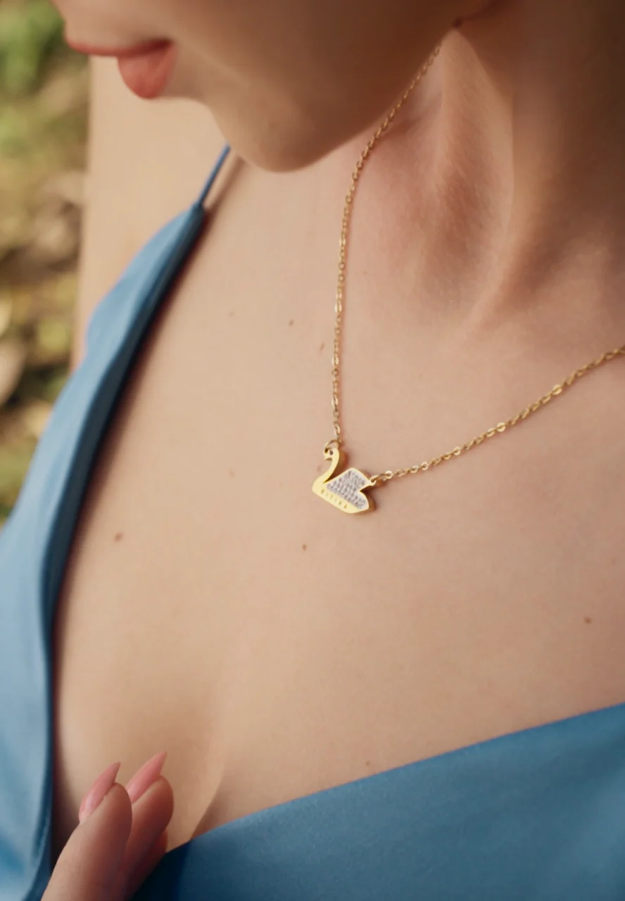 Personalised Swan Pendant - Image 7