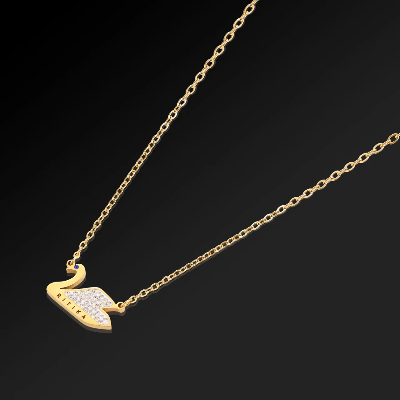 Personalised Swan Pendant - Image 8