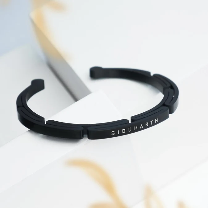 Personalised Zeus Black Kada - Image 2
