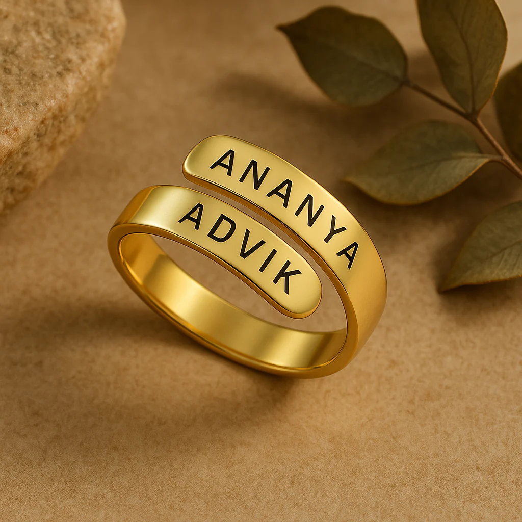 Personalised Wave Ring - Image 3